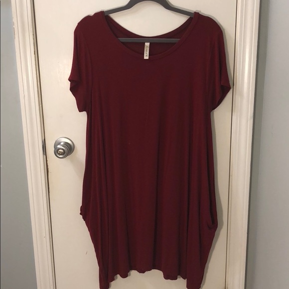Love in Dresses & Skirts - Red dress with pockets